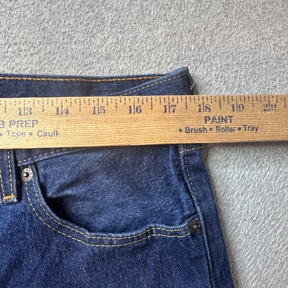Levi's 501 Jeans Mens 36x29 (36x27) Blue Waterless Straight Leg Button Fly Denim